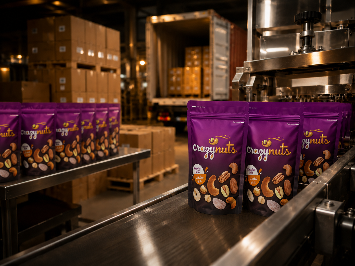 CrazyNuts zipper bag packaging
