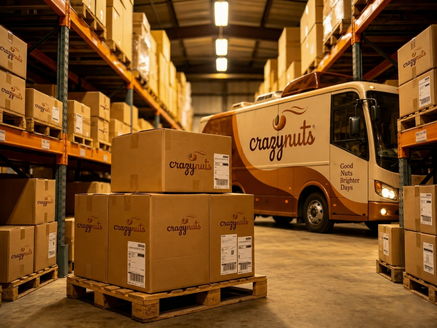 CrazyNuts export container
