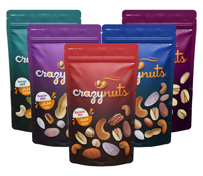 CrazyNuts zipper bag products