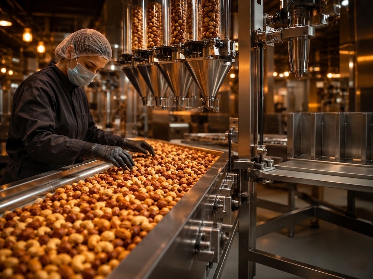 CrazyNuts roasting and preparation process